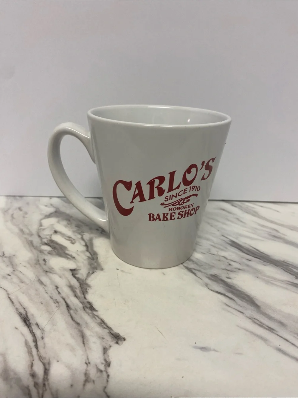 White Mug with Red 